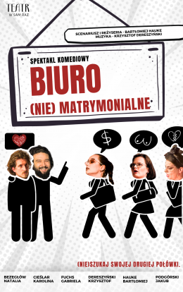 Solec-Zdrój Wydarzenie Spektakl „Biuro (nie)matrymonialne” - spektakl komediowy  Sala Widowiskowa w Solcu-Zdroju